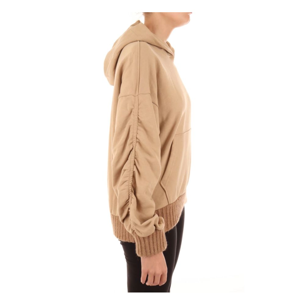 Schicker Oversize-Hoodie aus Baumwolle mit Rüschenärmeln