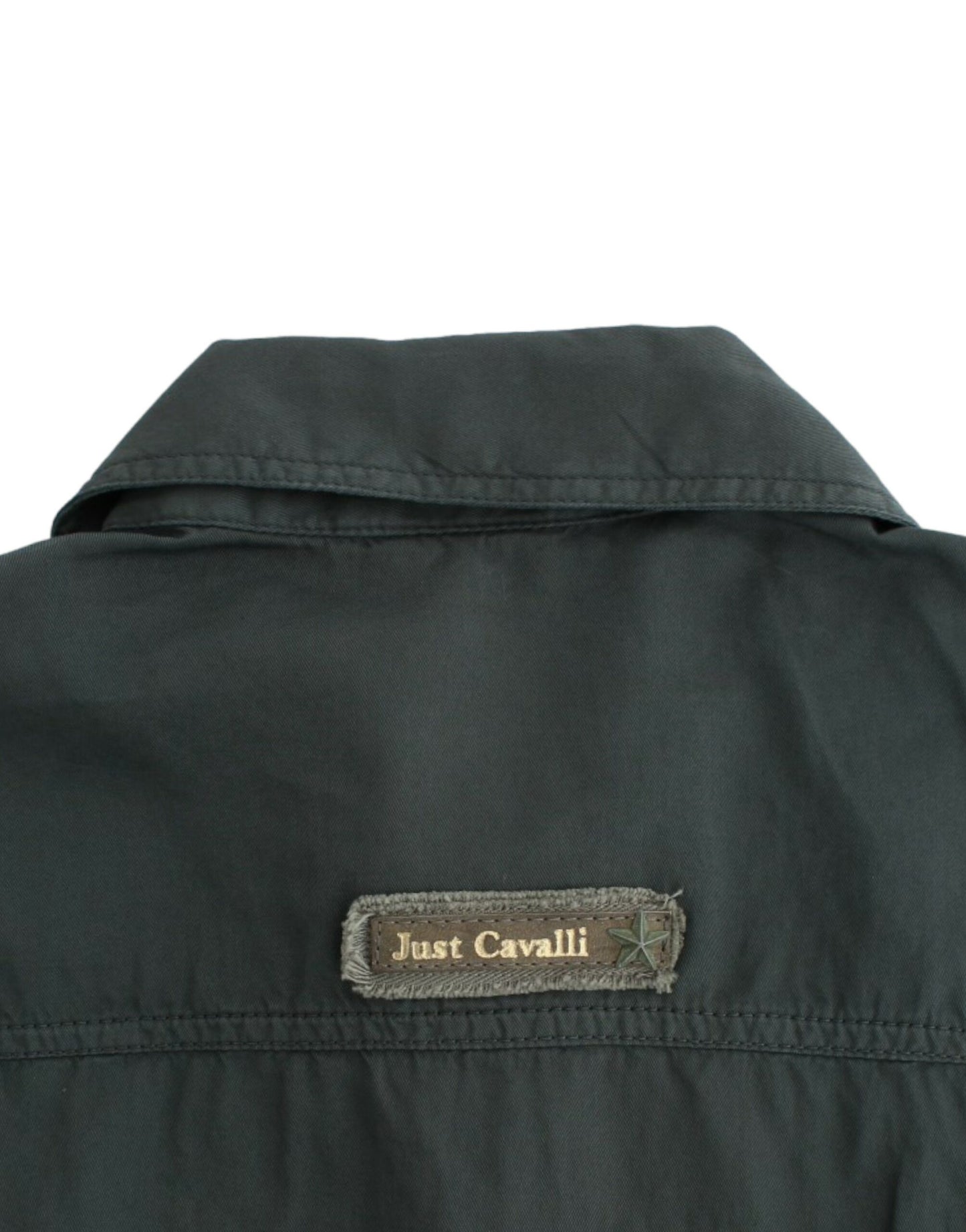 Graues Button-Down-Hemd