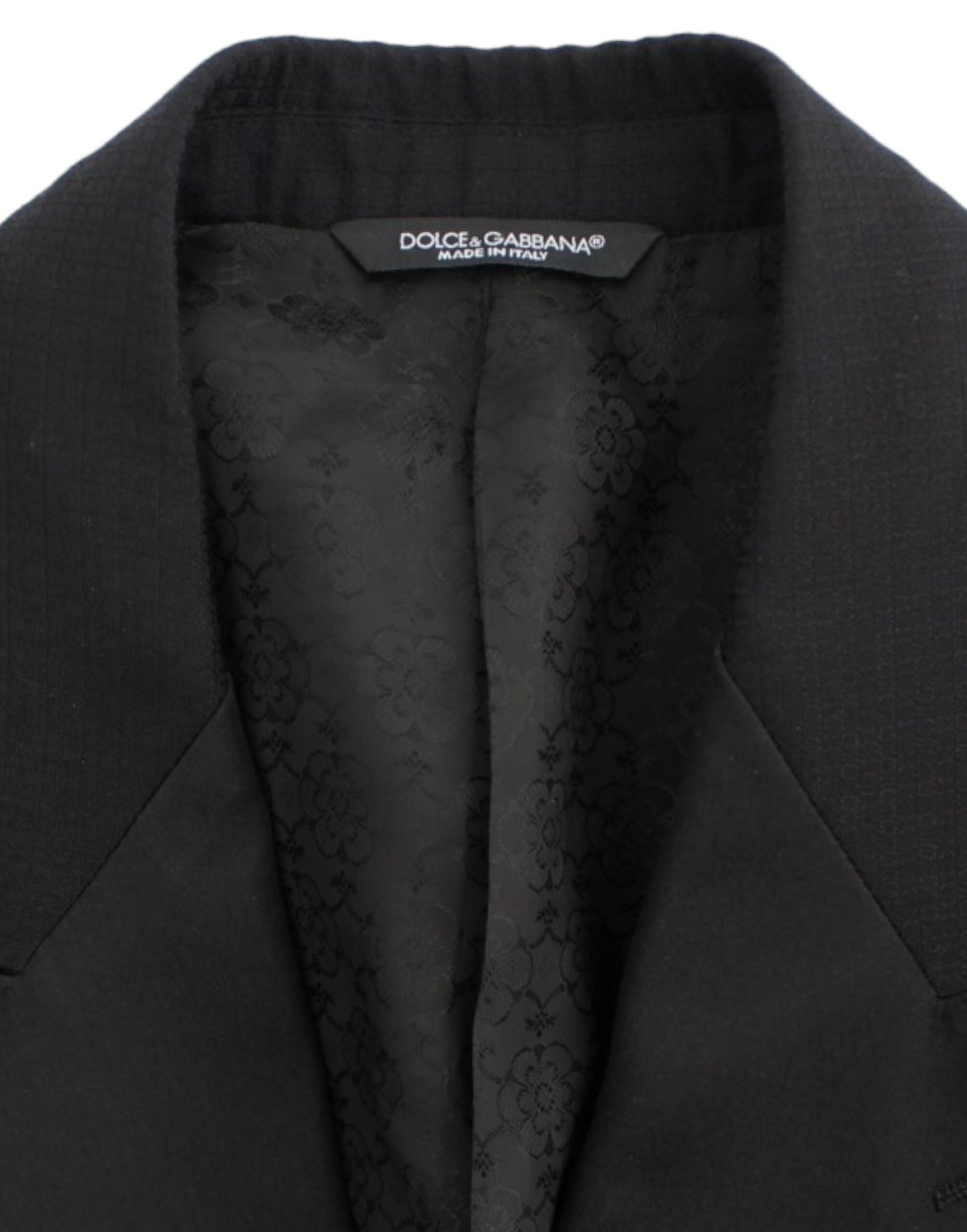 Schwarzer SICILIA-Blazer aus Wolle und Seide