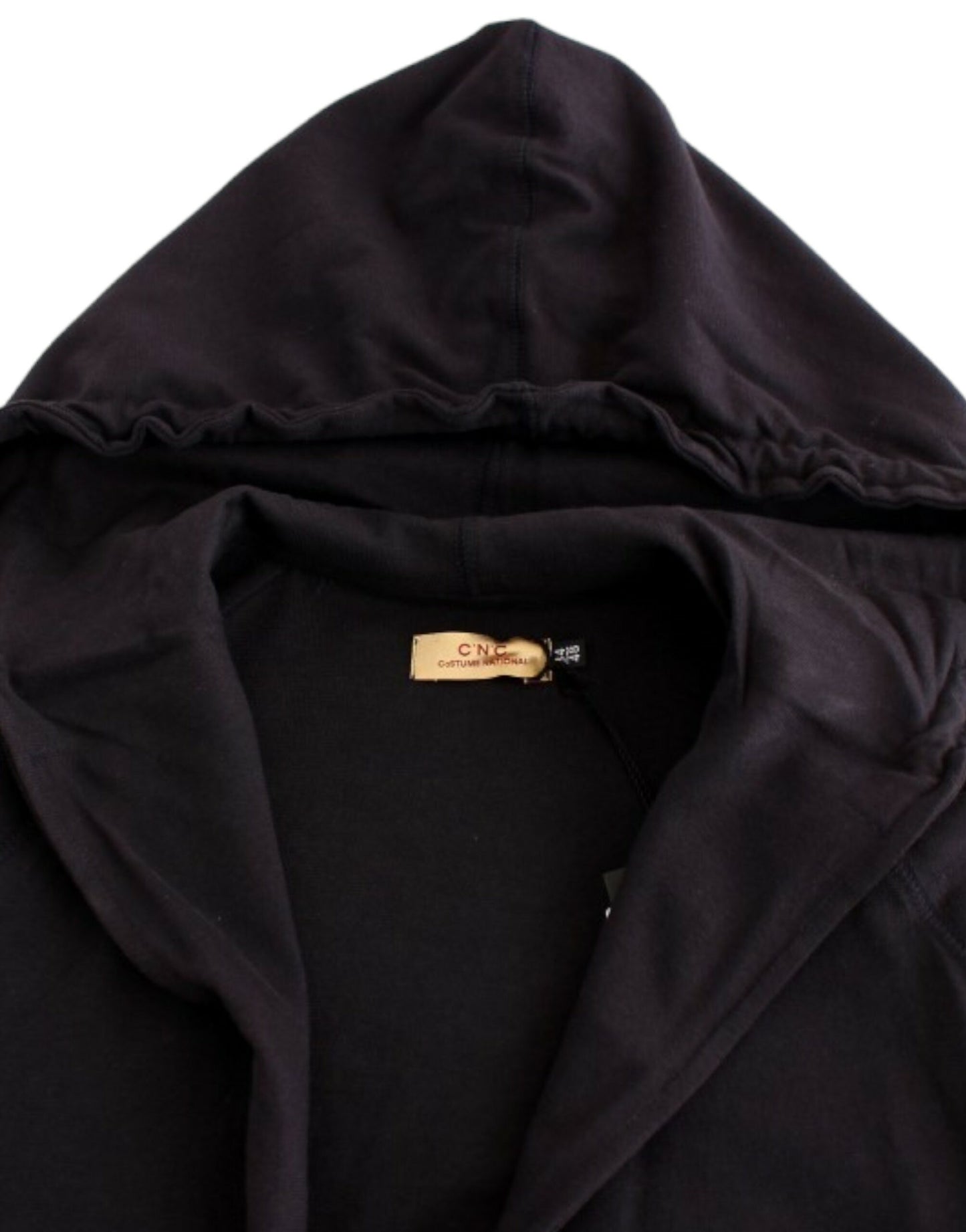 Blauer Kapuzenpullover aus Baumwolle