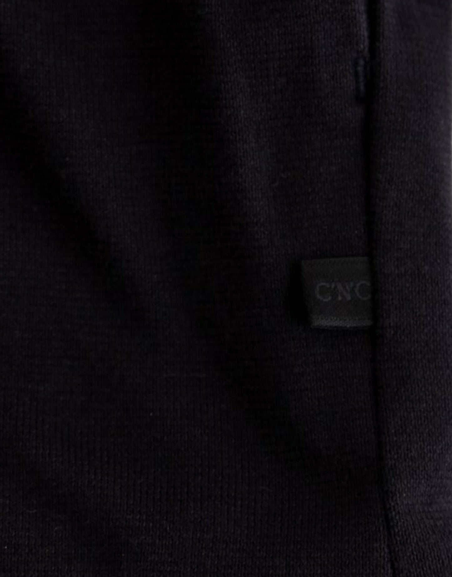 Blauer Kapuzenpullover aus Baumwolle