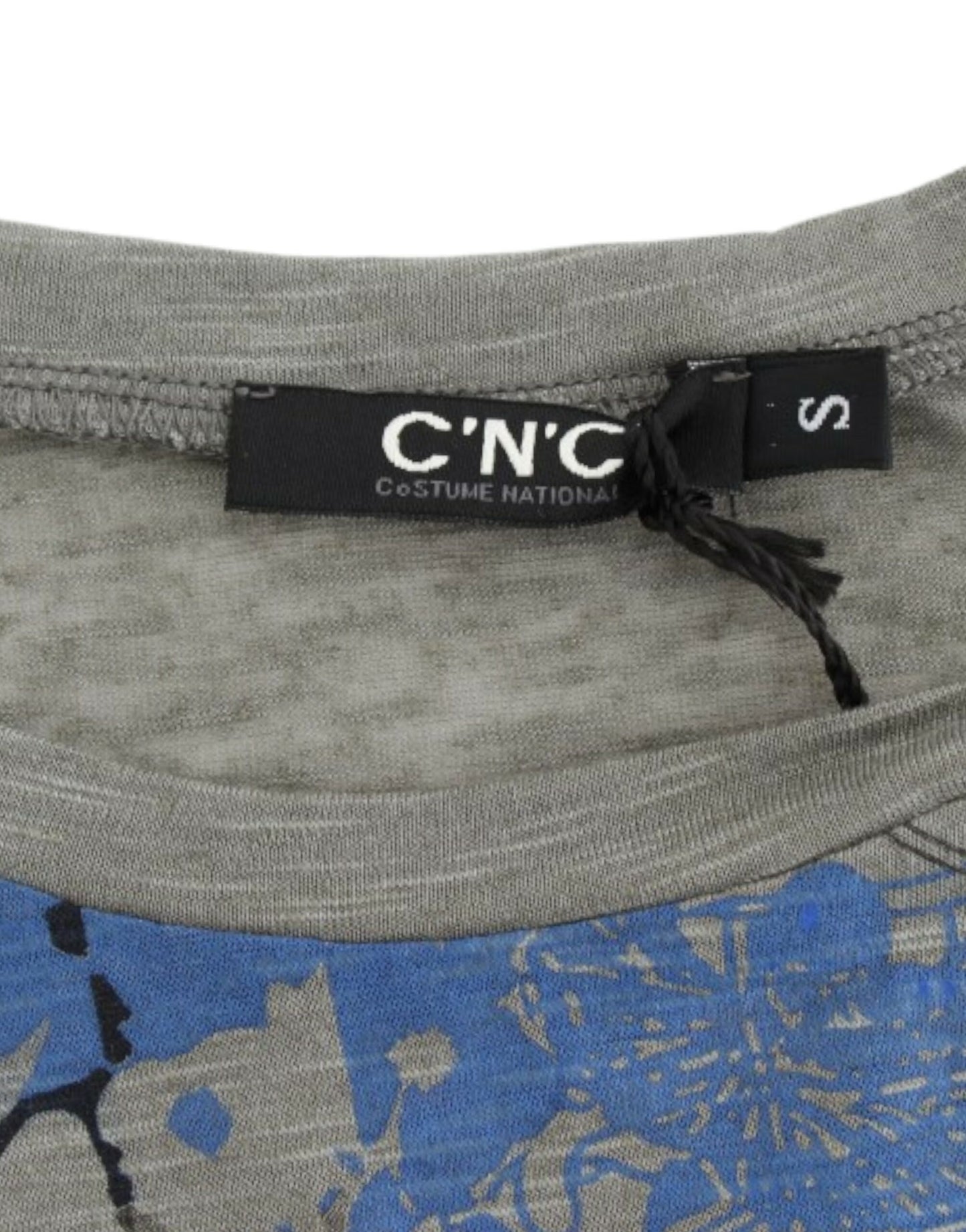 Ärmelloses T-Shirt mit grauem Aufdruck