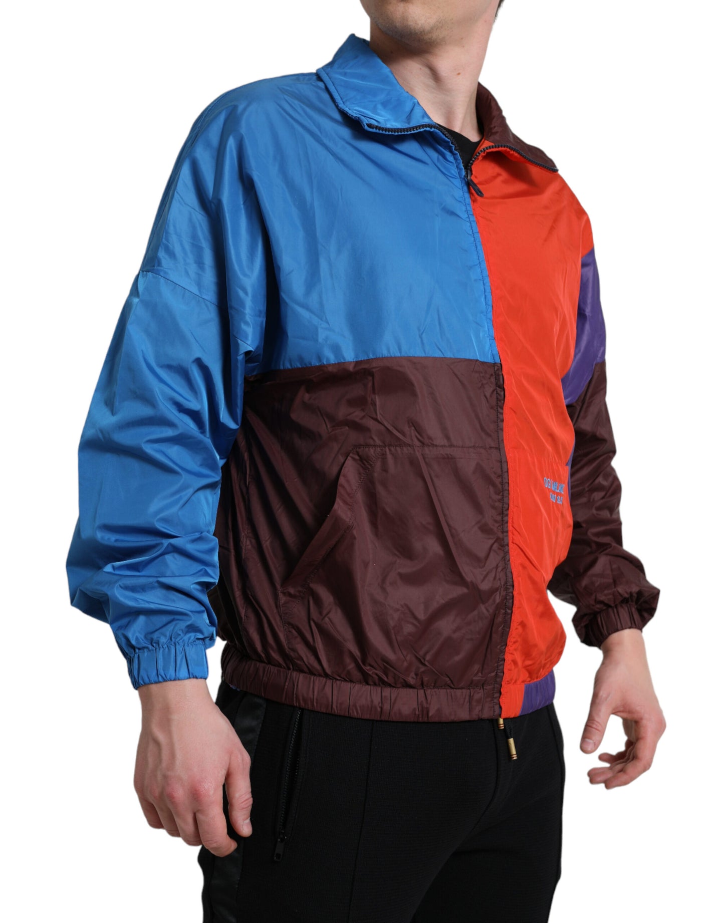 Mehrfarbige Windjacke