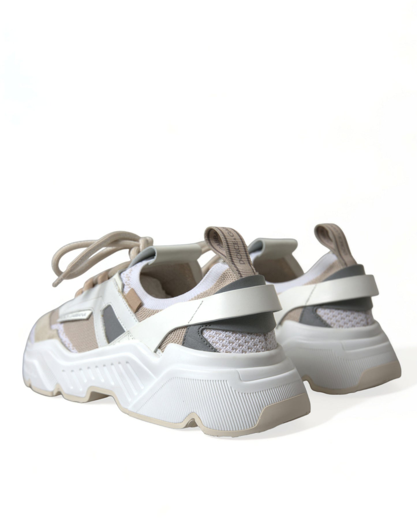 Beige-weiße Daymaster Low Top Leder Sneakers Schuhe