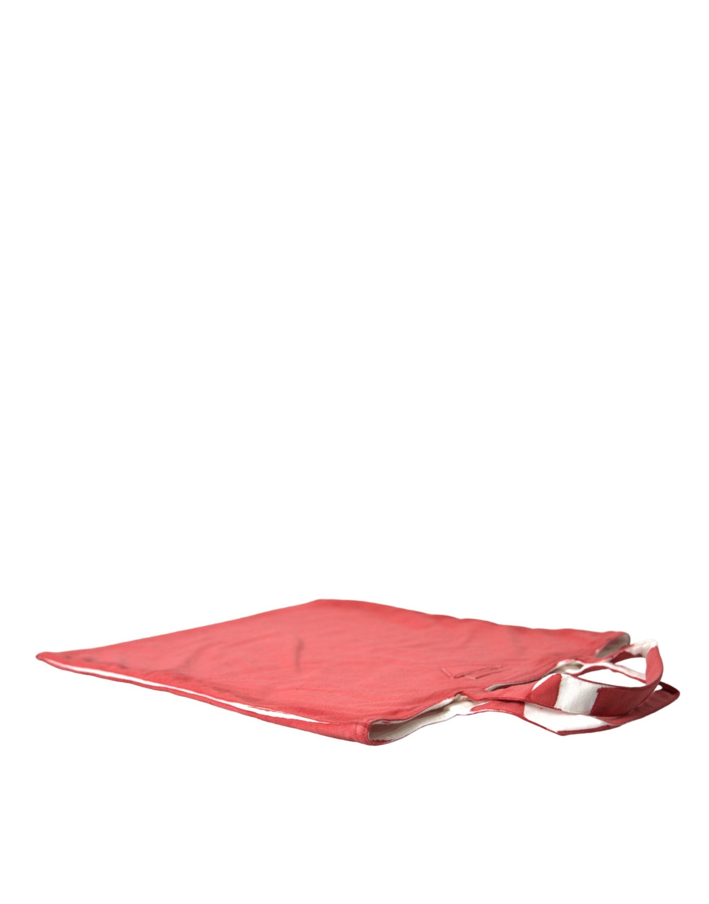 Rote Einkaufstasche aus Jerseystoff mit Logo