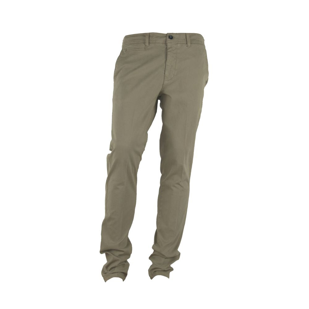 Schicke beige Winterhose aus Baumwollmischung