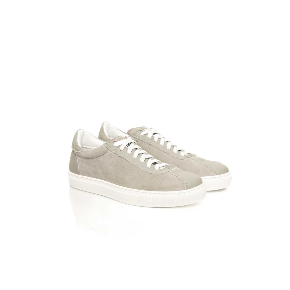 Grauer Herren-Sneaker aus Rindsleder