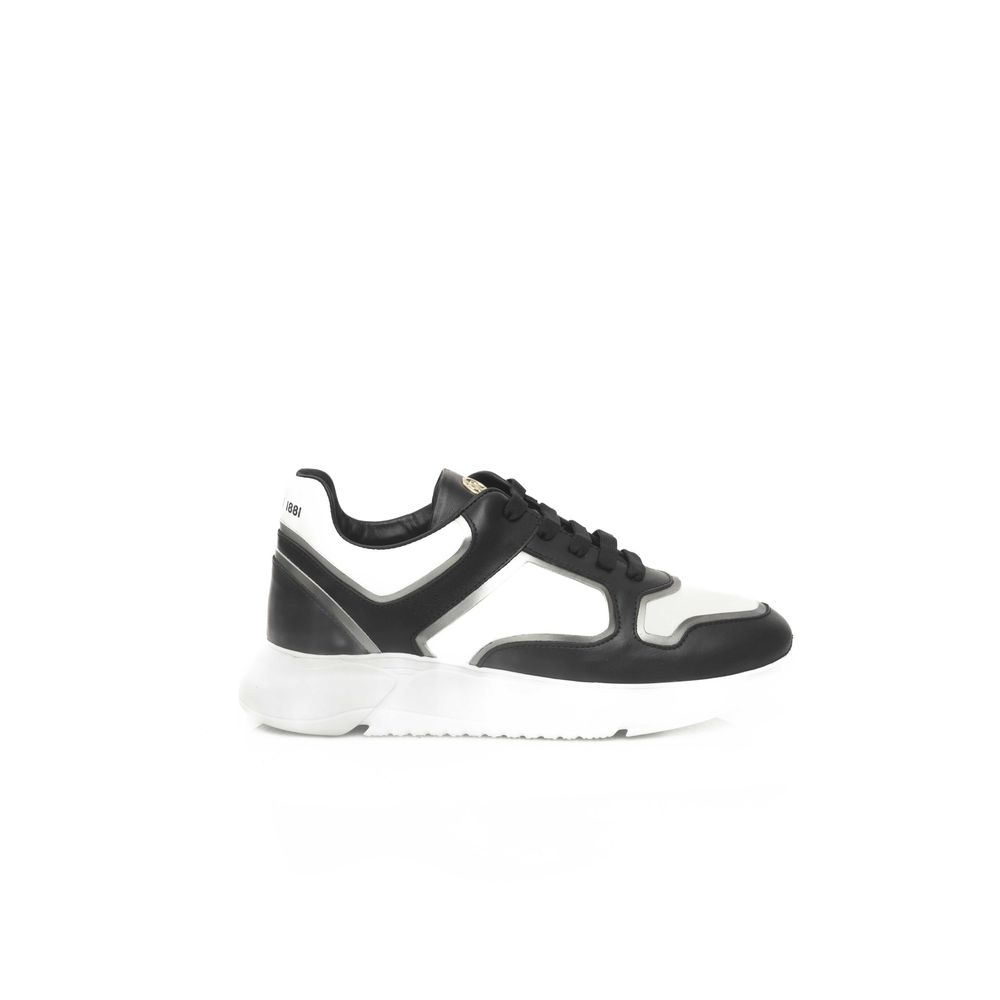 Schwarze Damen-Sneaker aus Rindsleder