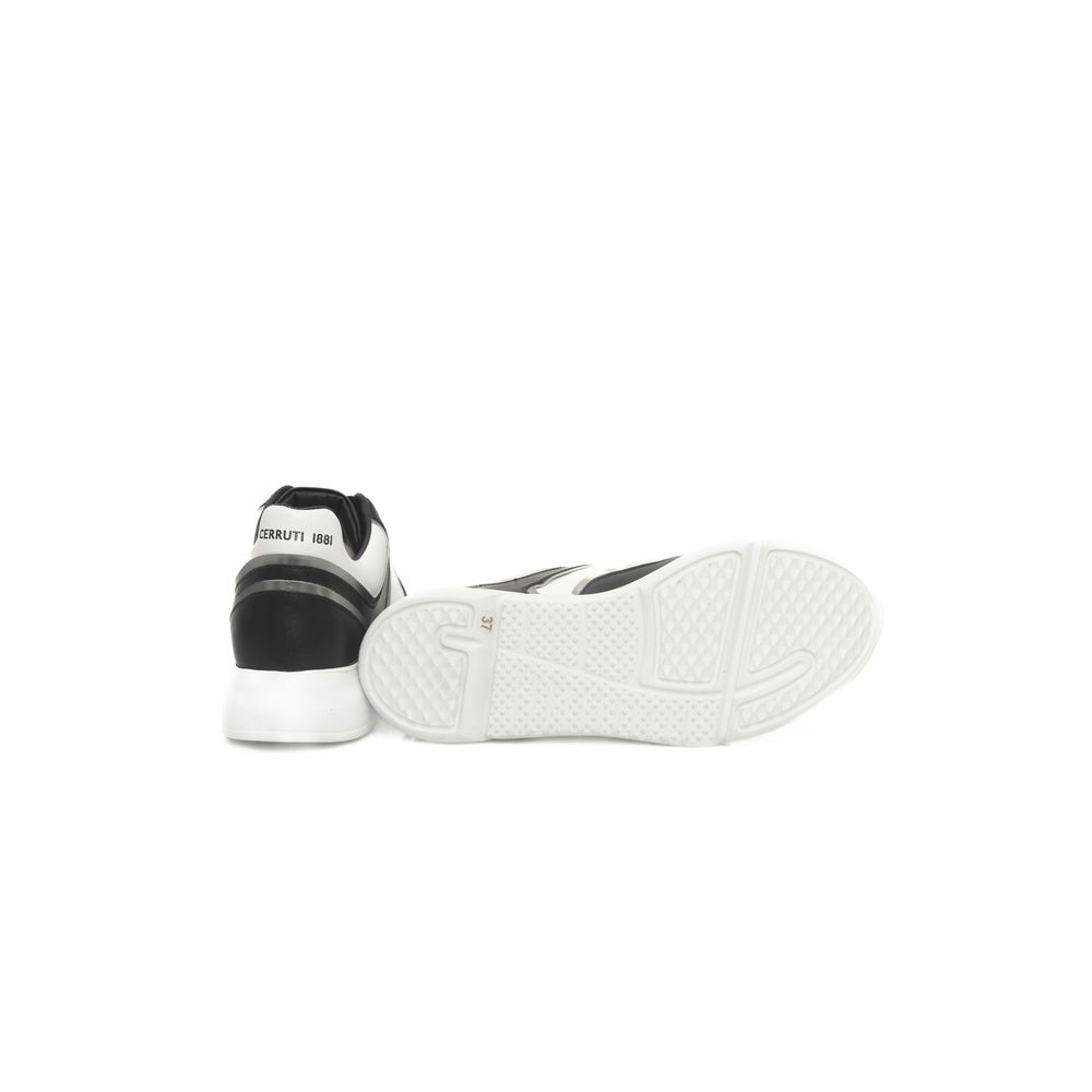 Schwarze Damen-Sneaker aus Rindsleder