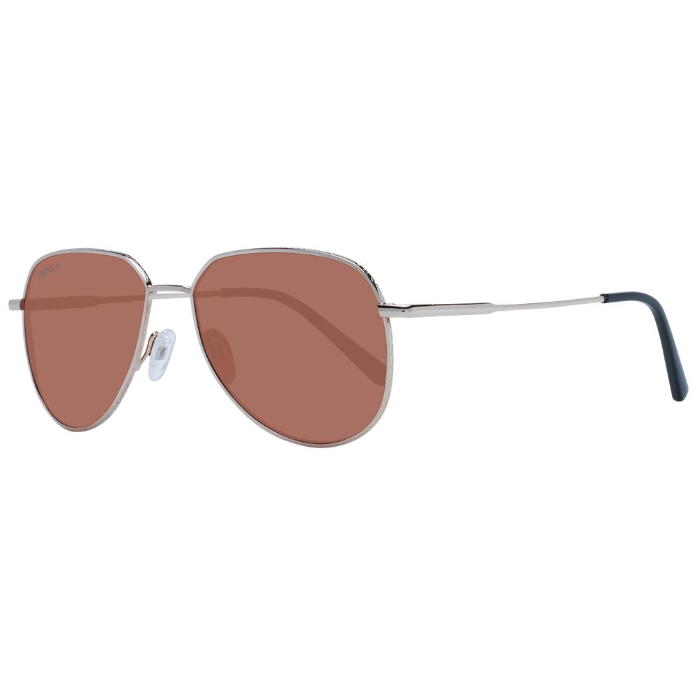 Roségoldene Unisex-Sonnenbrille