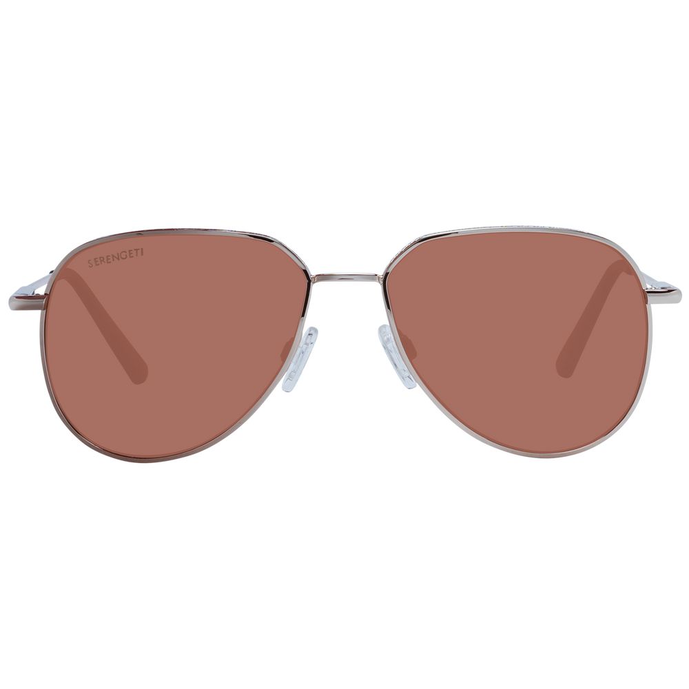 Roségoldene Unisex-Sonnenbrille