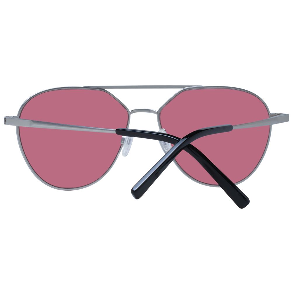 Silberne Unisex-Sonnenbrille