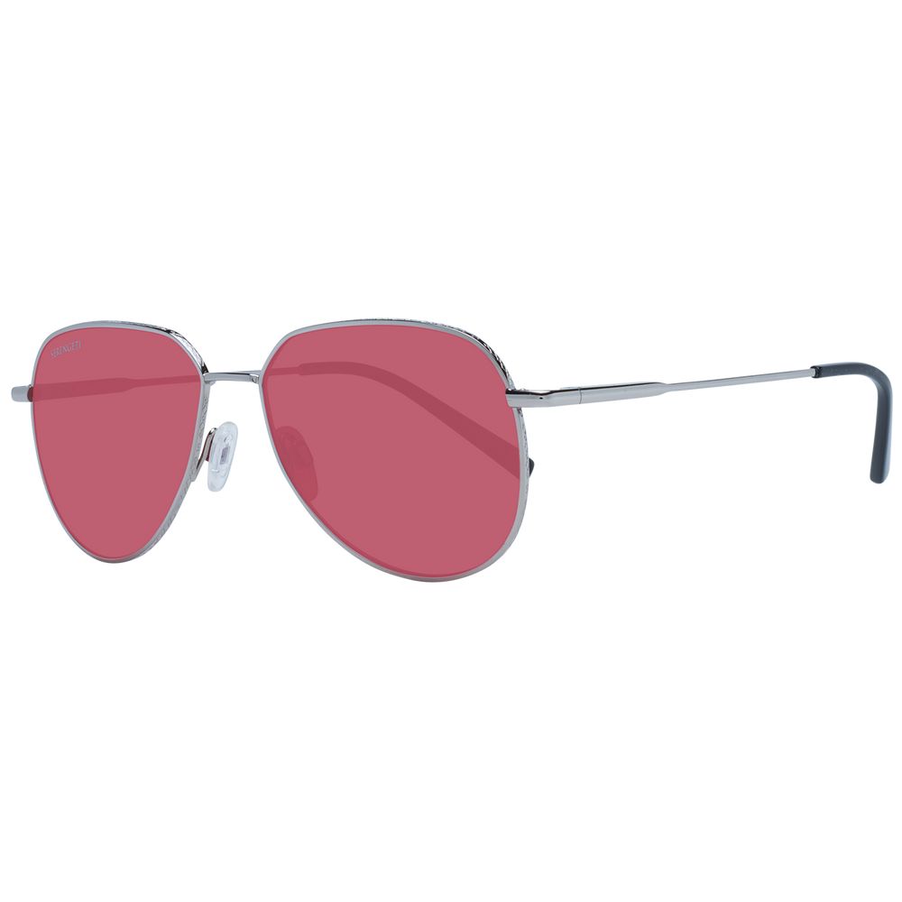 Silberne Unisex-Sonnenbrille