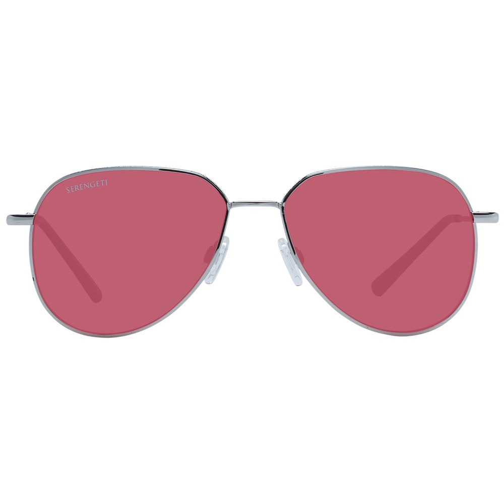 Silberne Unisex-Sonnenbrille