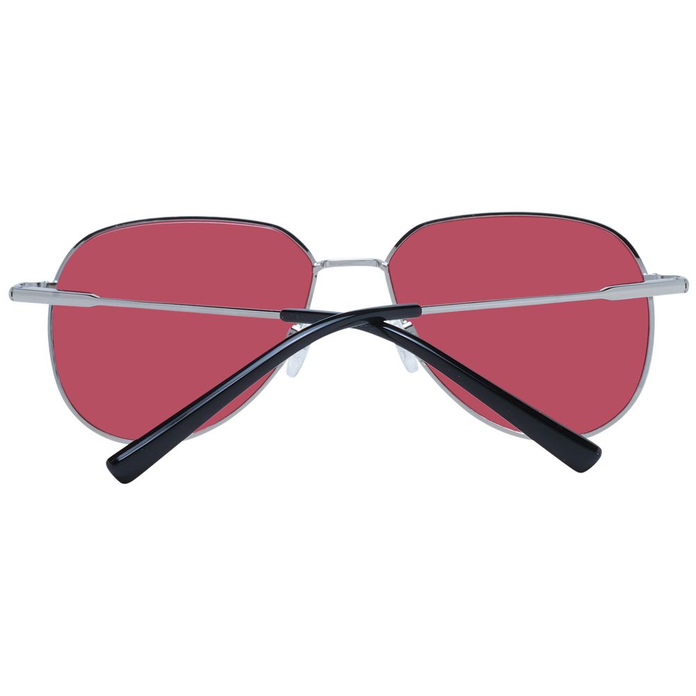 Silberne Unisex-Sonnenbrille