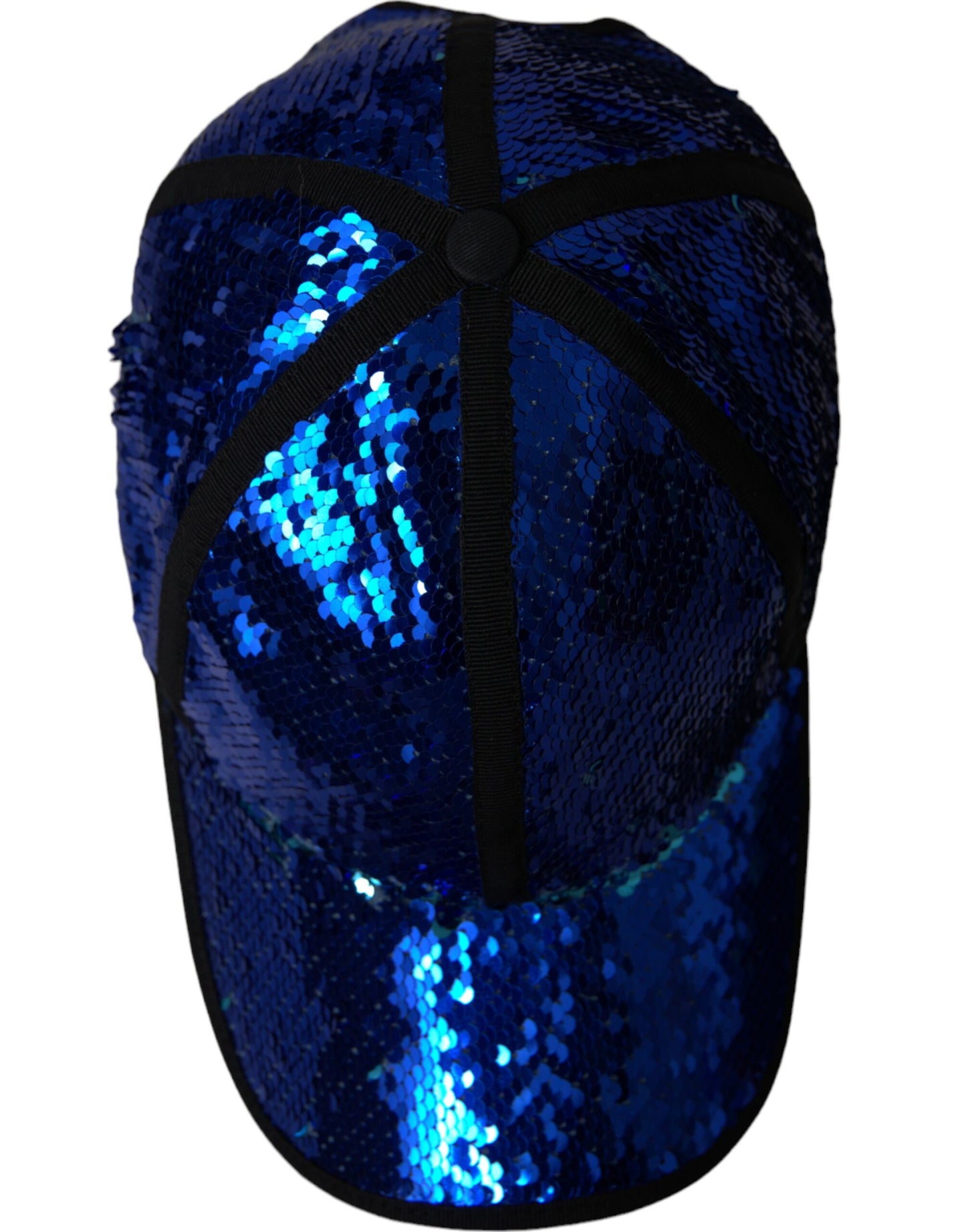 Royalblaue Pailletten-Baseballmütze für Herren
