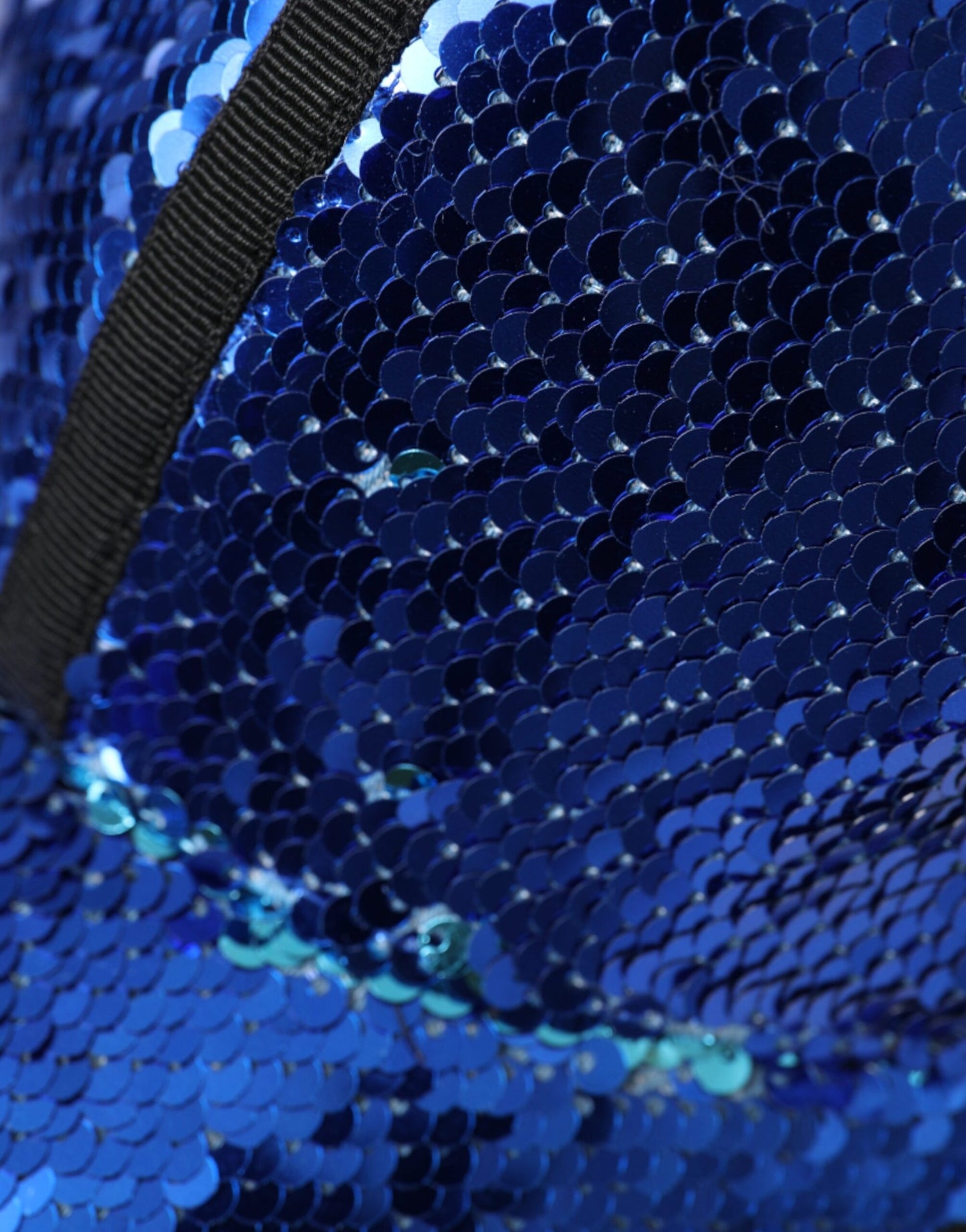 Royalblaue Pailletten-Baseballmütze für Herren