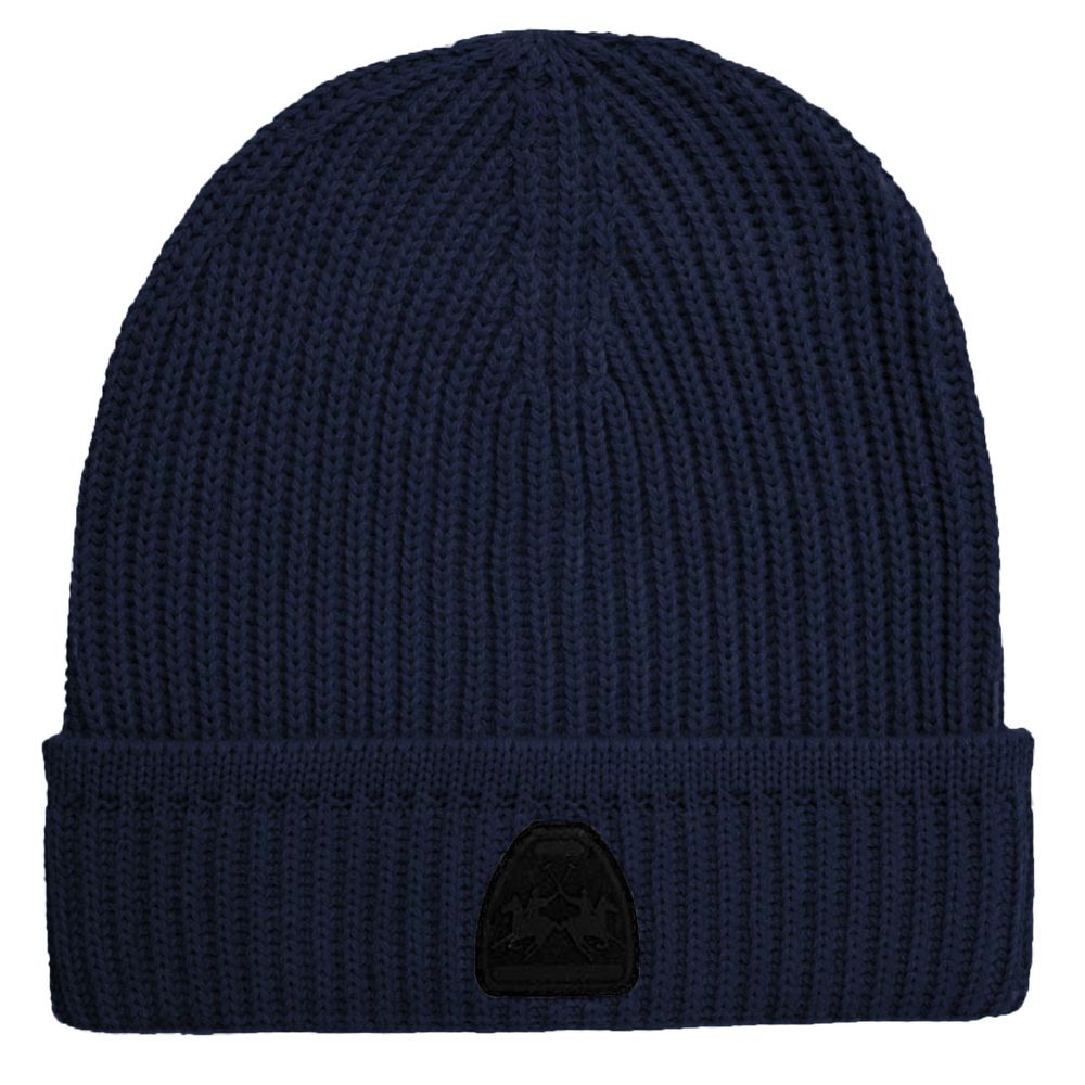 Blaue Acryl-Mütze für Herren