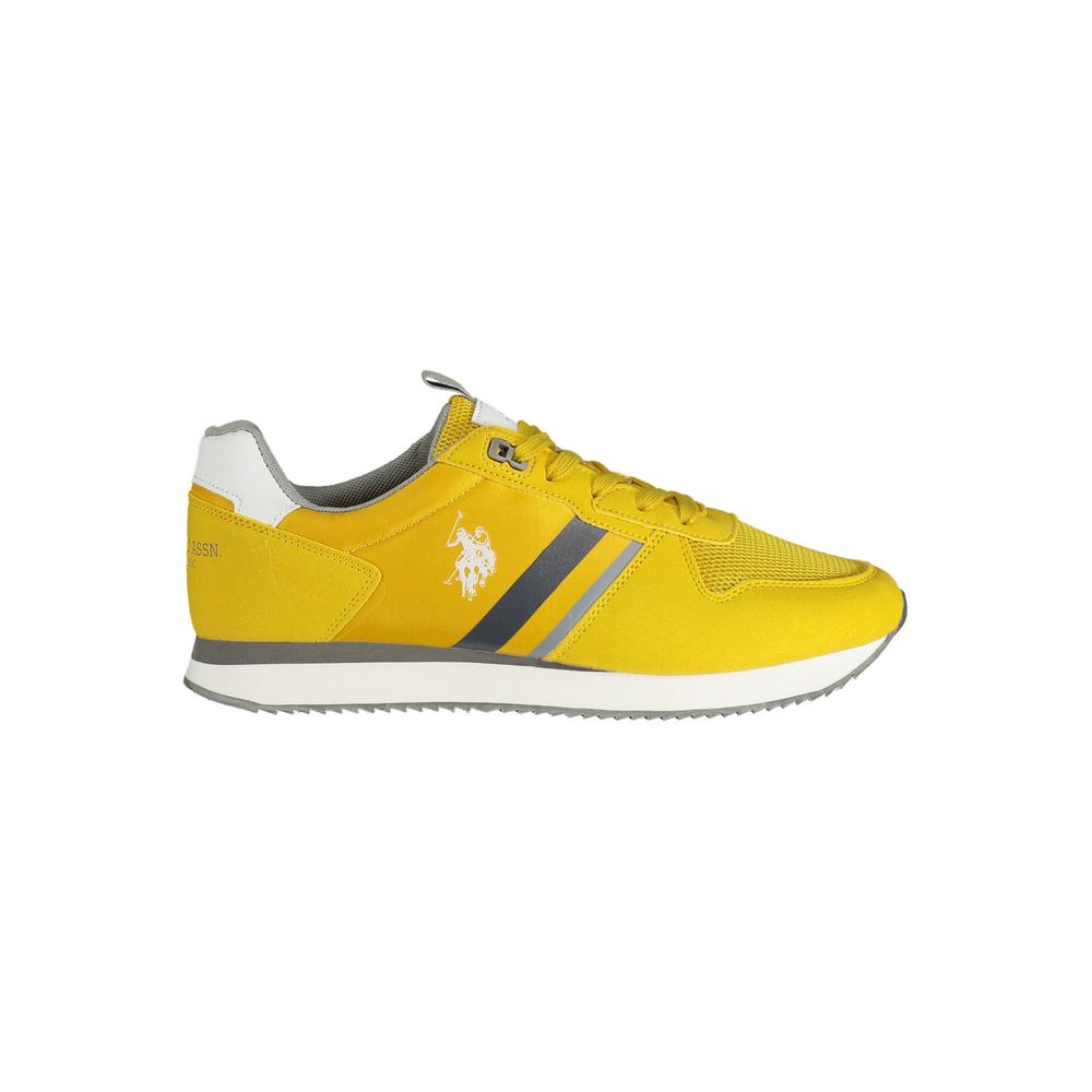 Gelbe Polyester Herren Sneaker
