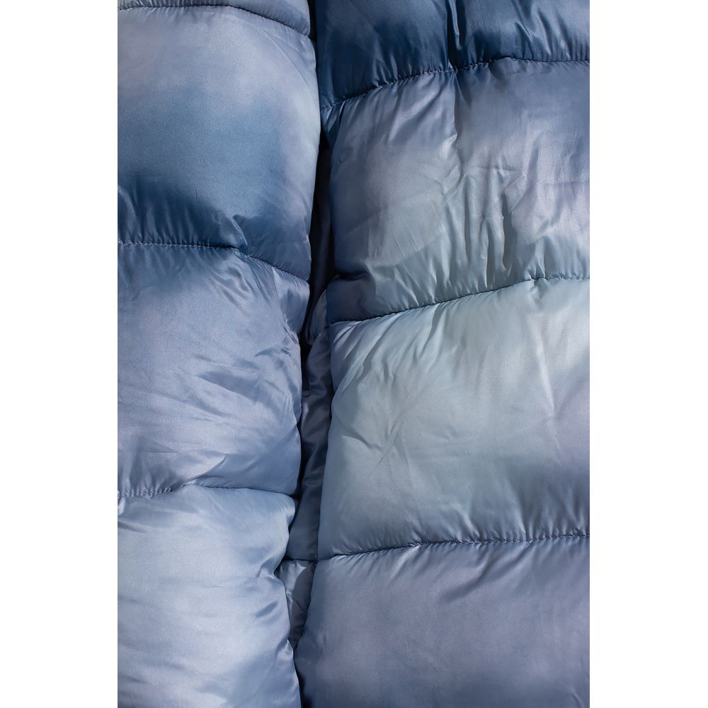 Hellblaue Polyester-Damenjacke