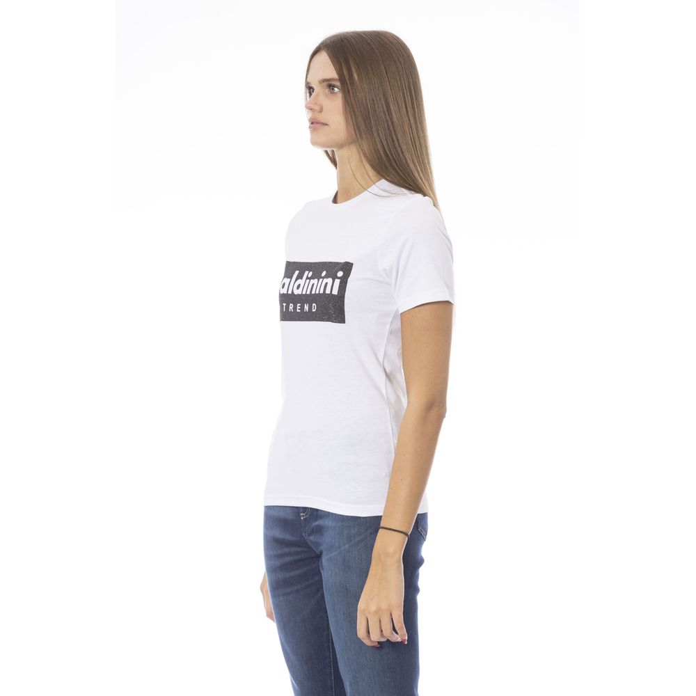White Cotton Women Top