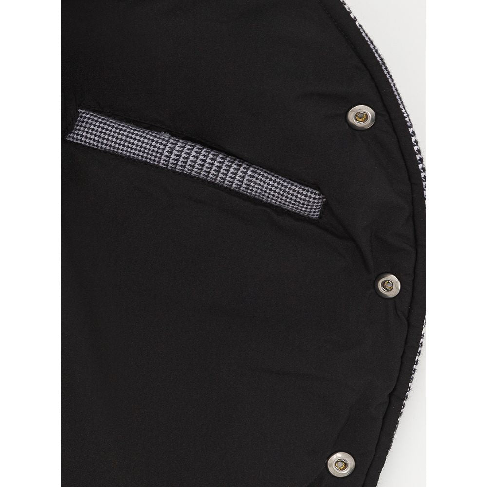 Graue ärmellose Jacke aus Baumwolle