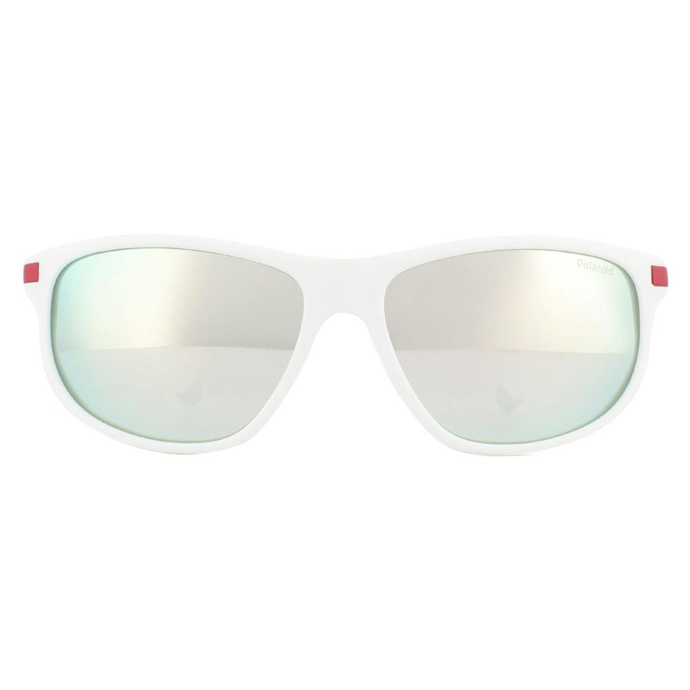 Weiße Sonnenbrille aus anderen Fasern