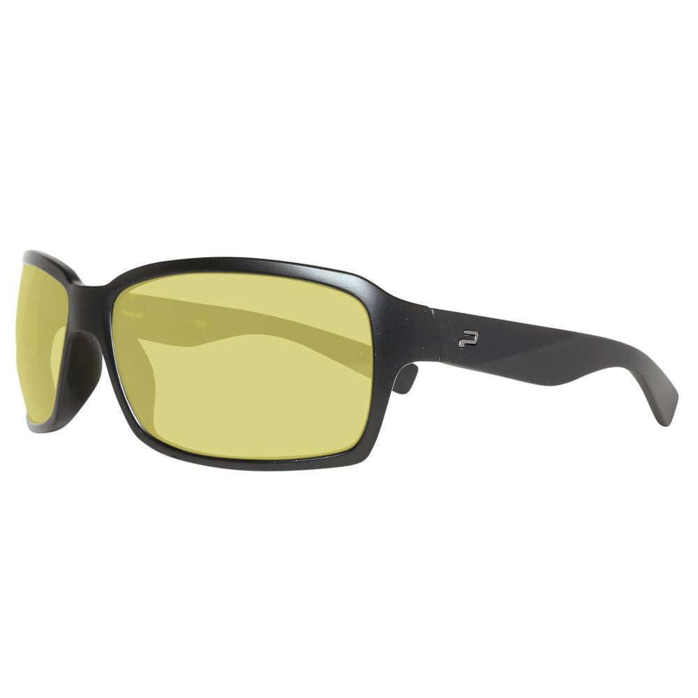 Schwarze Sonnenbrille mit Spritzguss-Optik