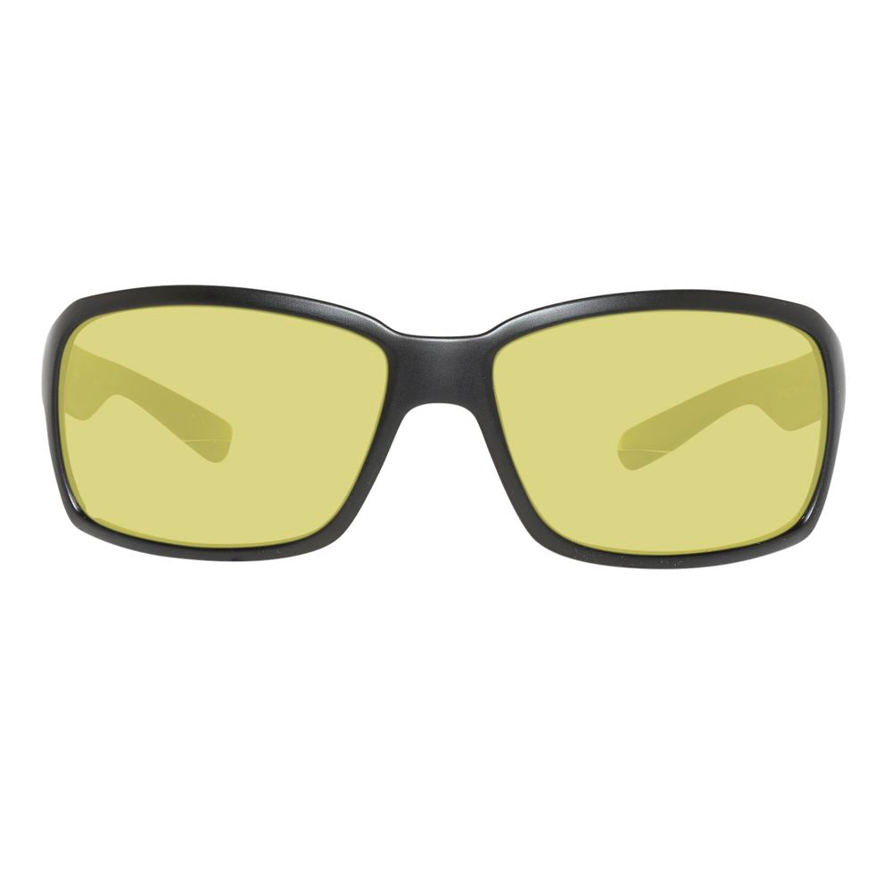 Schwarze Sonnenbrille mit Spritzguss-Optik