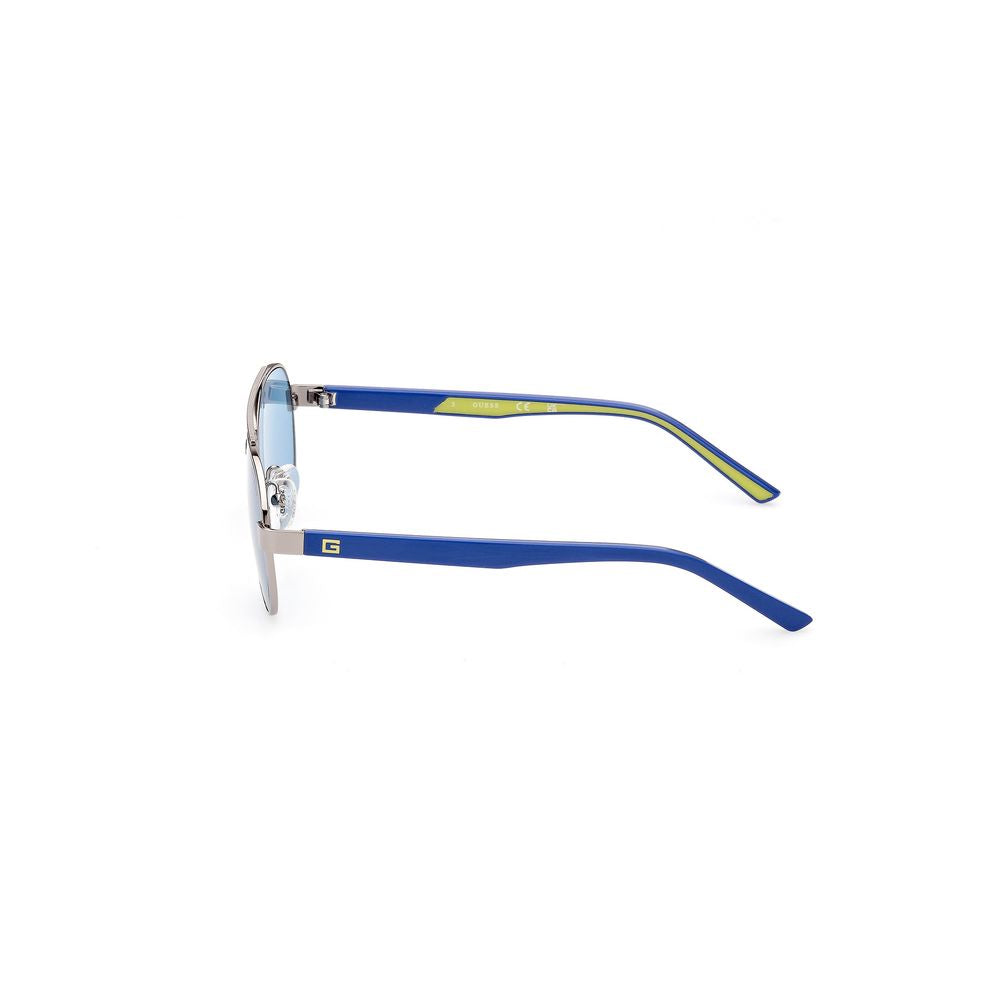 Graue Sonnenbrille aus Metall