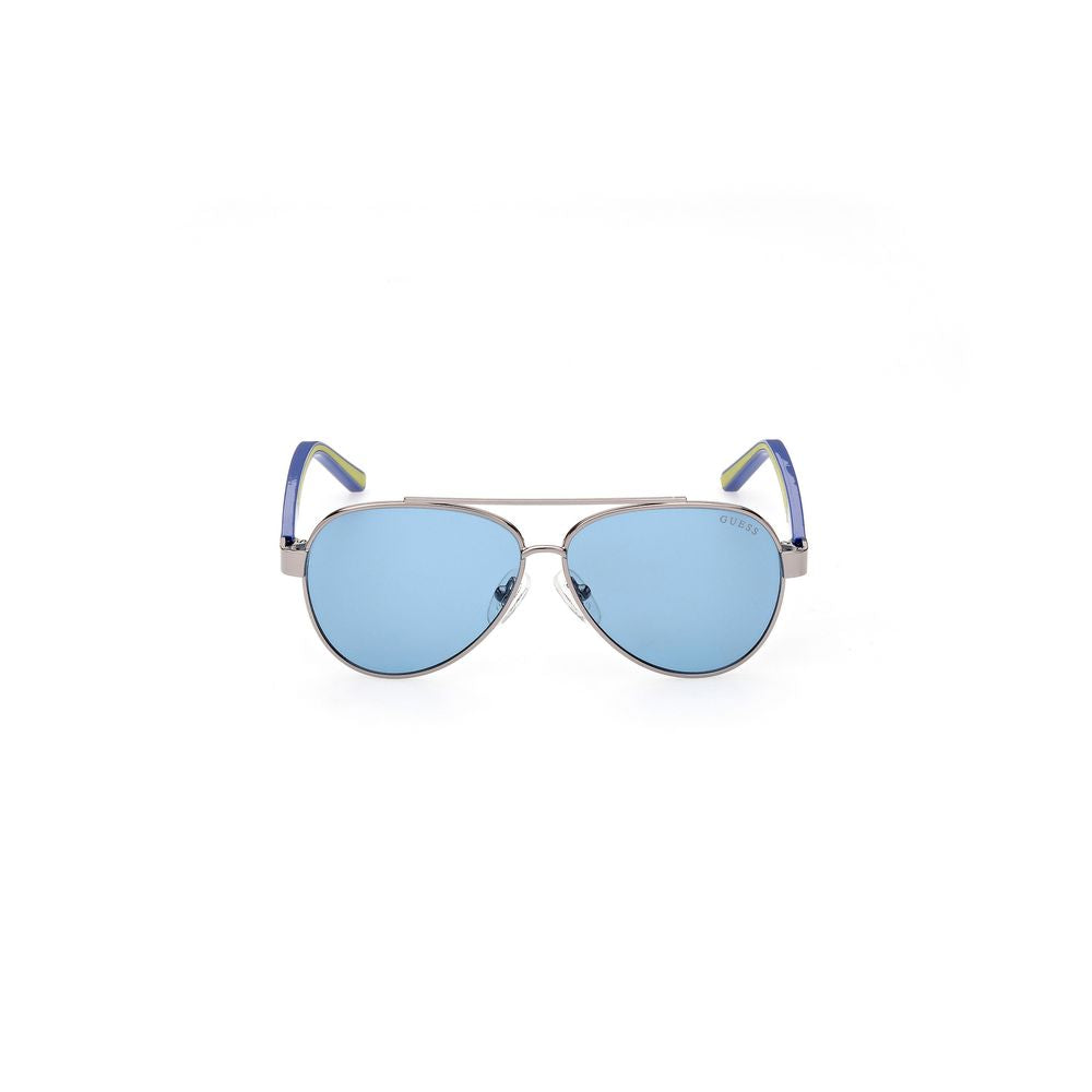 Graue Sonnenbrille aus Metall