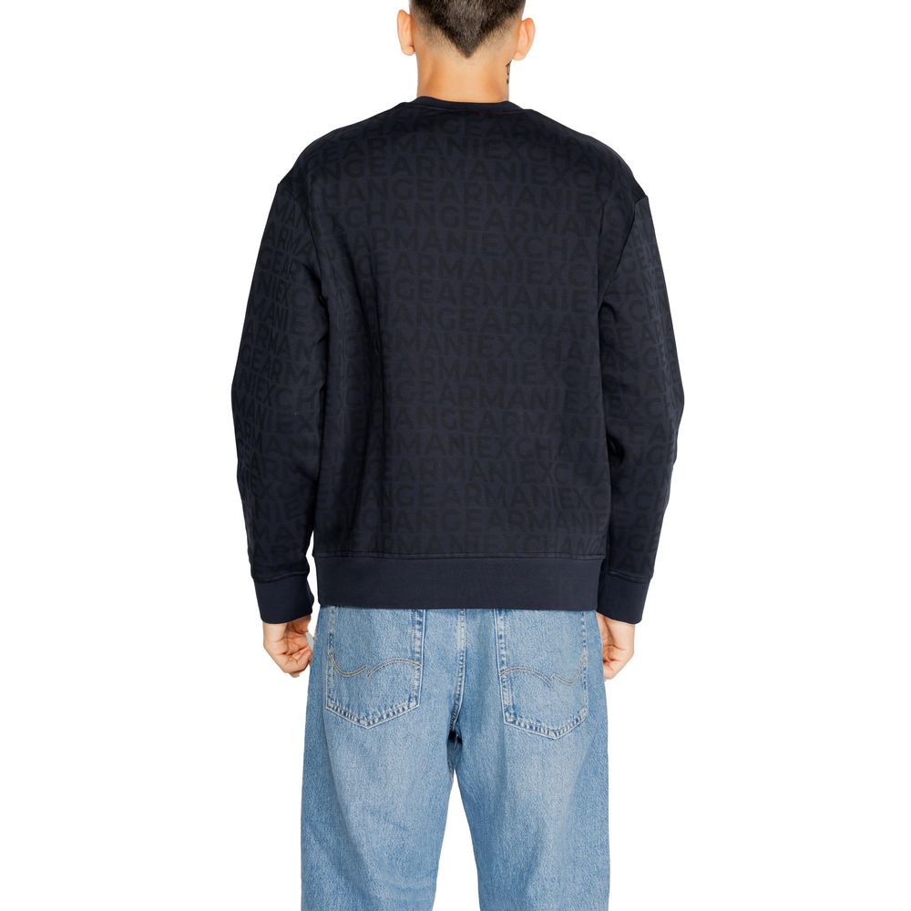 Blaues Baumwoll-Sweatshirt