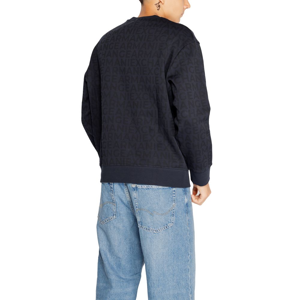 Blaues Baumwoll-Sweatshirt