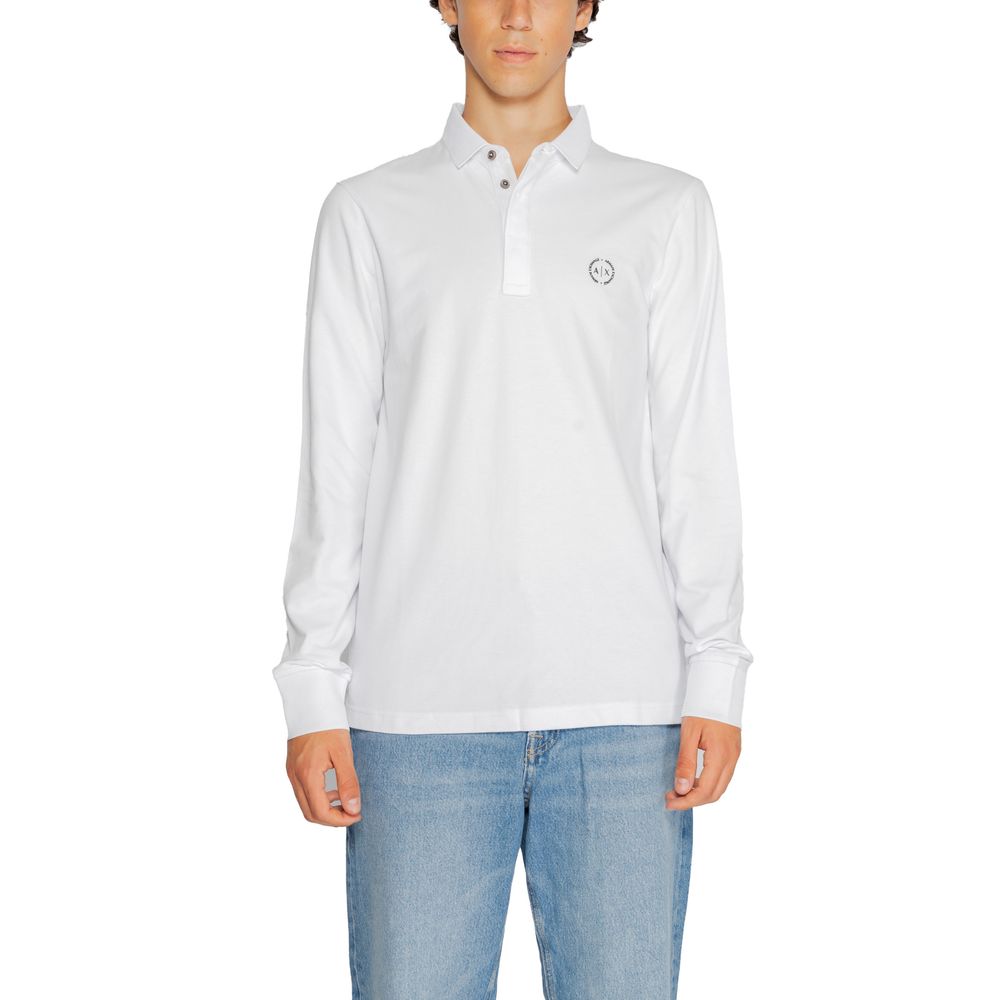 Weißes Langarmshirt aus Baumwolle