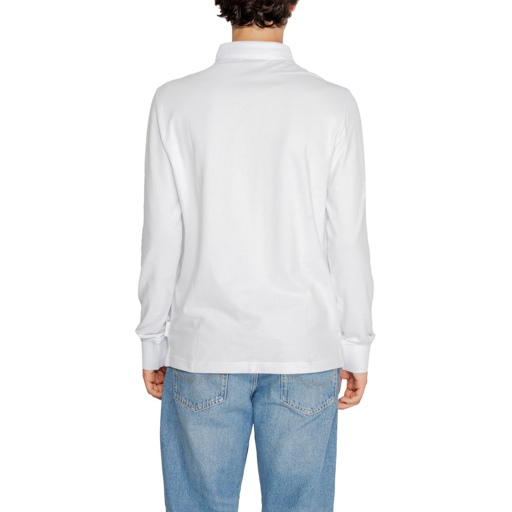 Weißes Langarmshirt aus Baumwolle