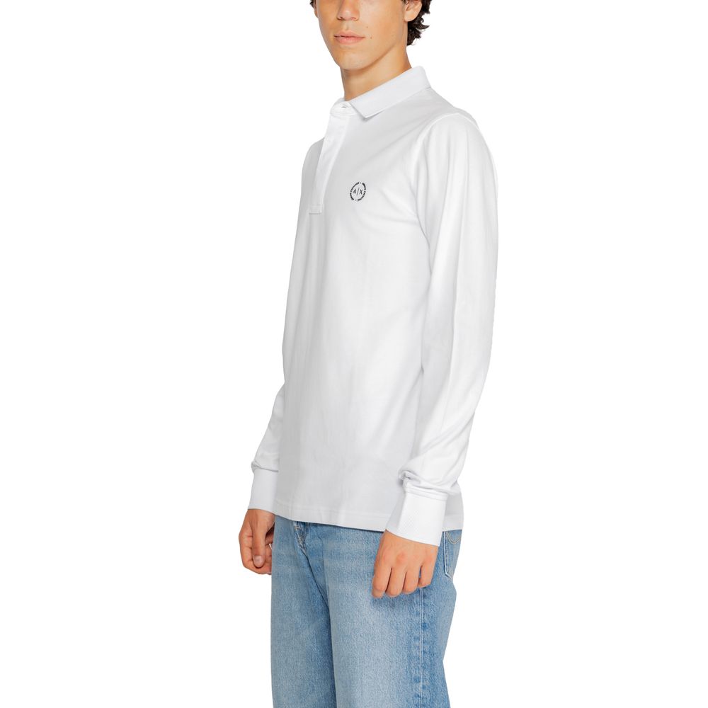 Weißes Langarmshirt aus Baumwolle