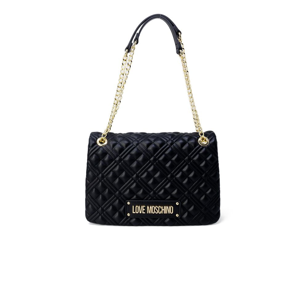 Goldfarbene Handtasche aus Polyethylen