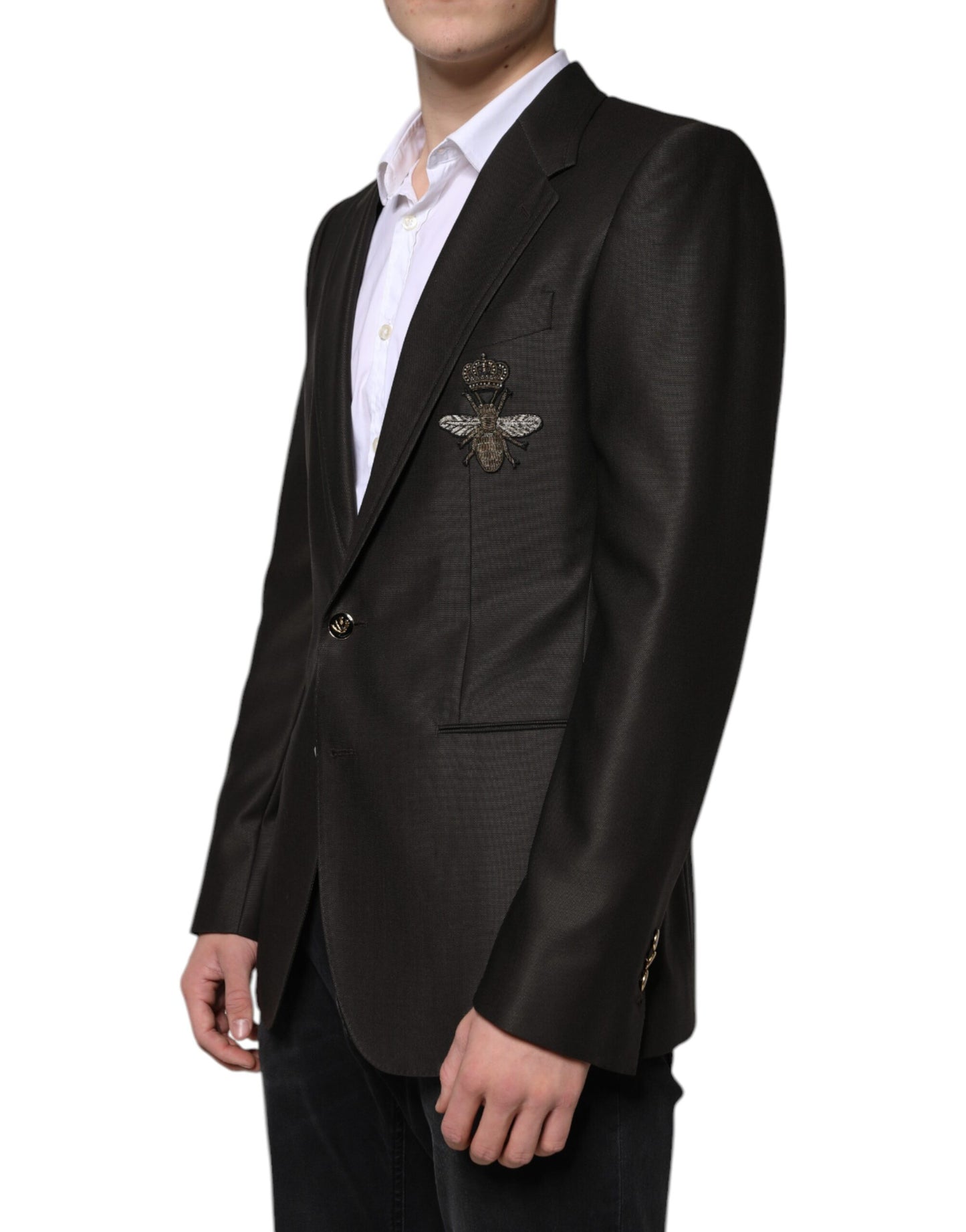 Blazer Braun Grün Bienenwolle Jacke Mantel
