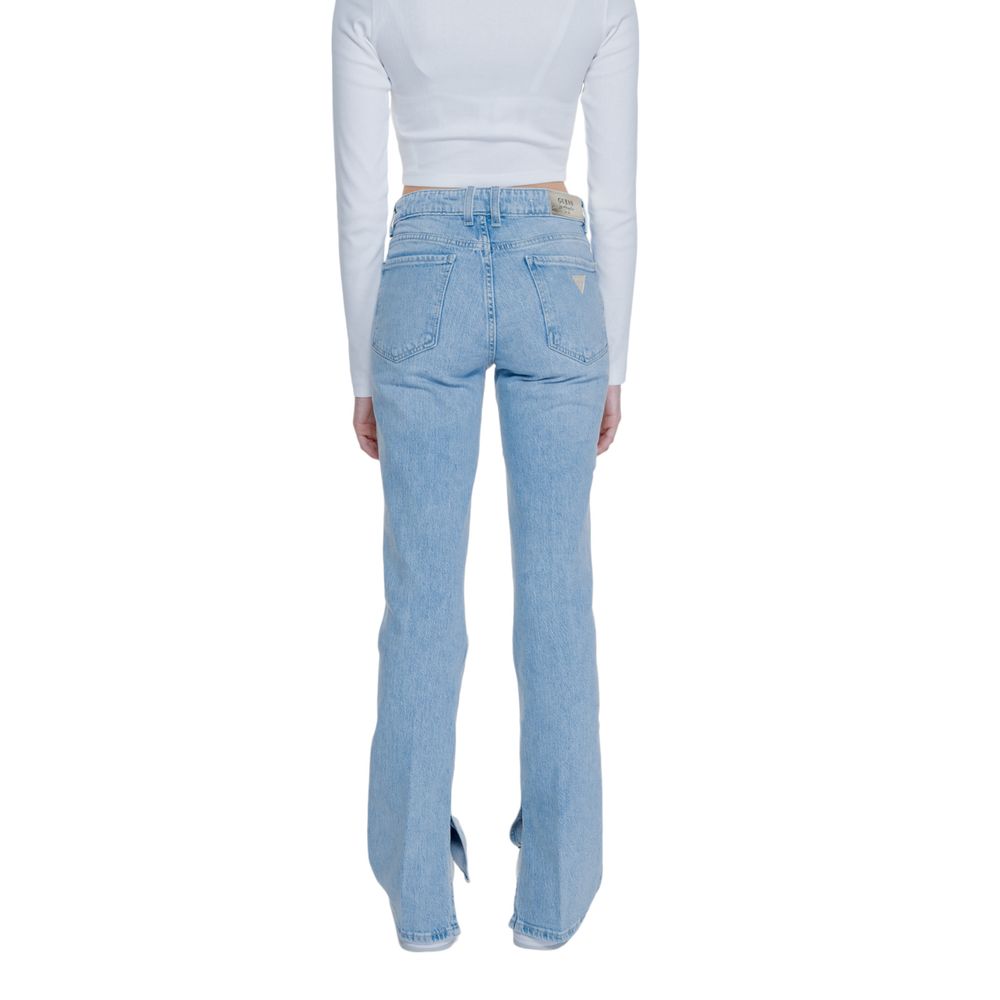 Hellblaue Mom-Jeans aus Baumwolle