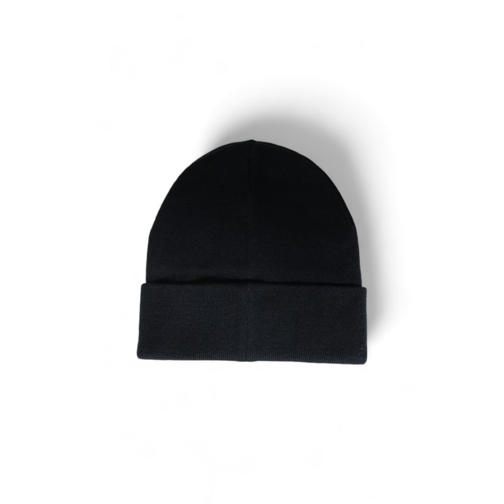 Schwarze Baseballmütze aus recyceltem Polyester