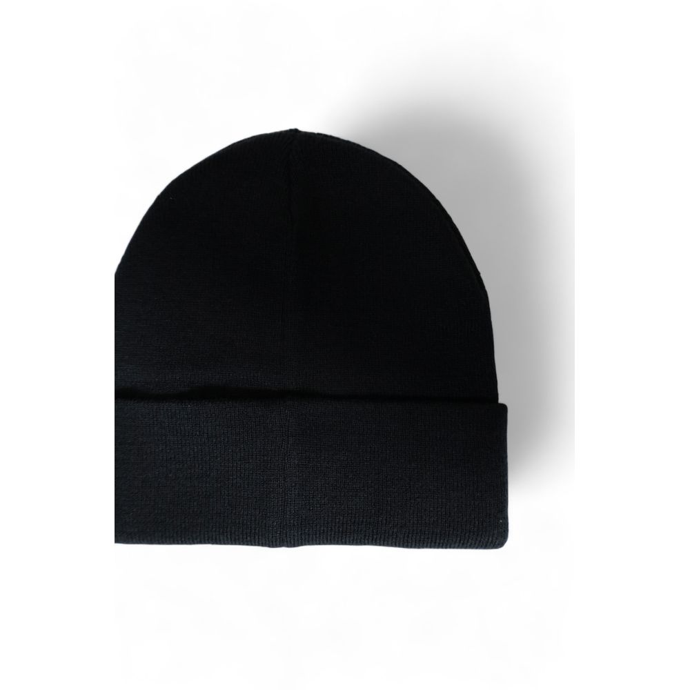 Schwarze Baseballmütze aus recyceltem Polyester