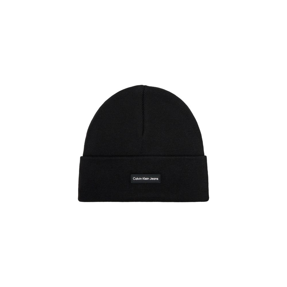 Schwarze Baseballmütze aus recyceltem Polyester