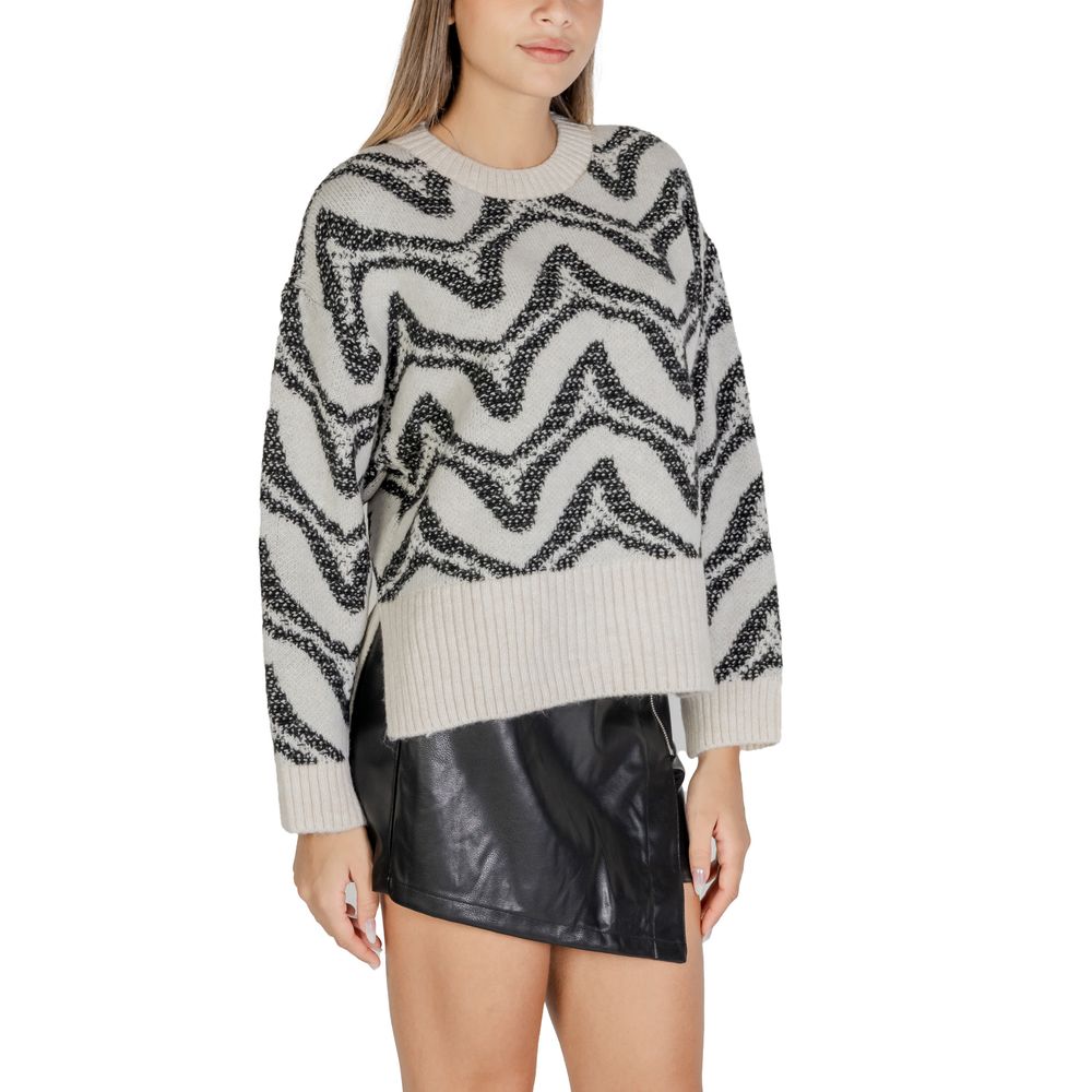 Weißer Marabu-Pullover