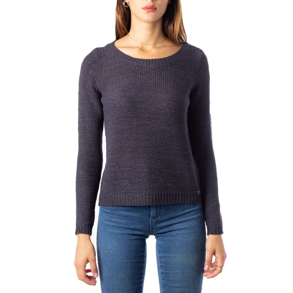 Blauer Marabu-Pullover