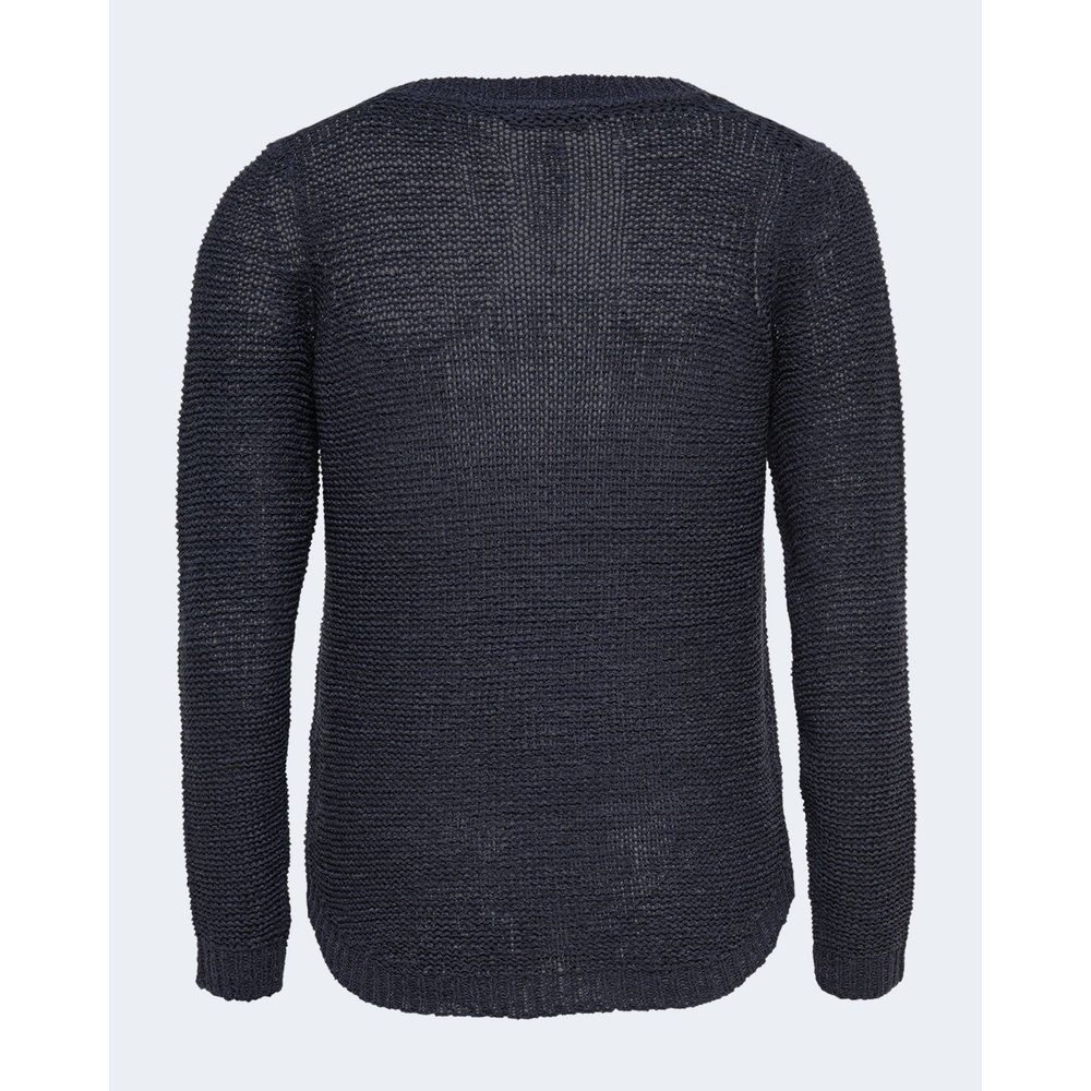 Blauer Marabu-Pullover