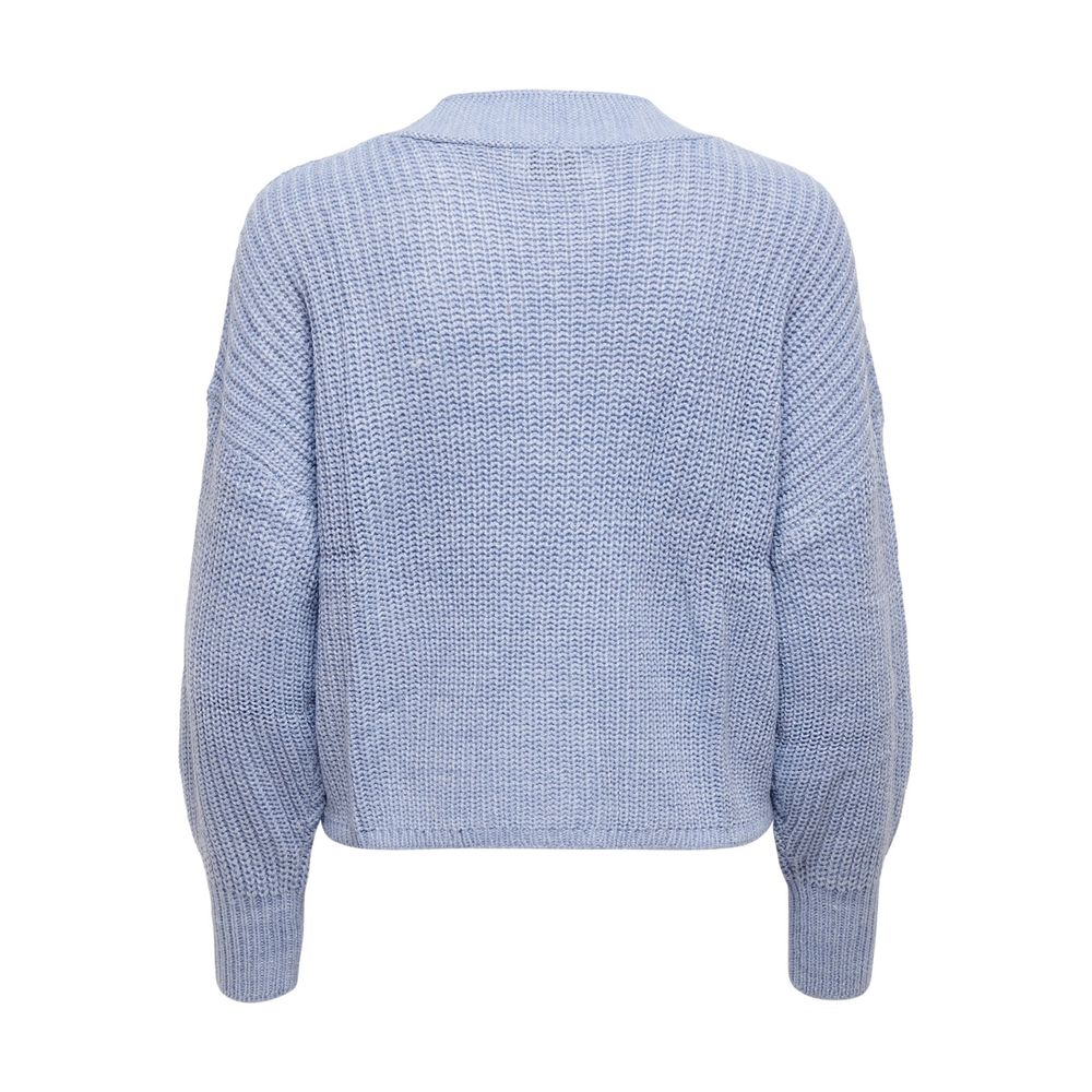 Blaue Marabu-Strickjacke
