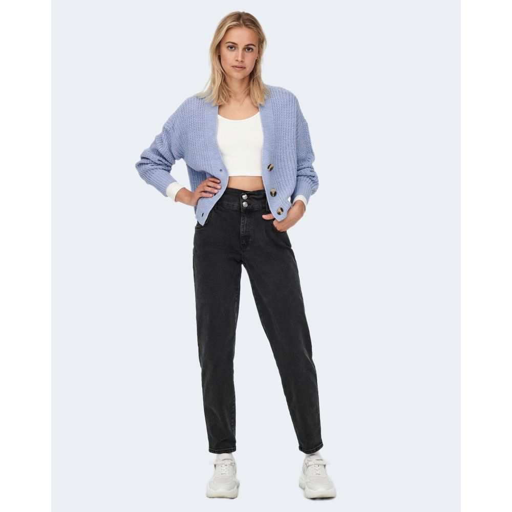 Blaue Marabu-Strickjacke