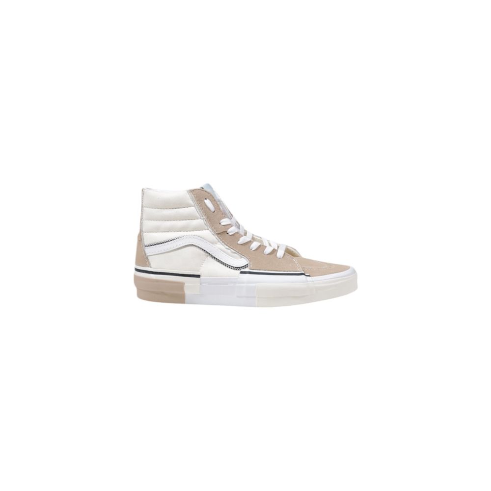 Beige Ledersneaker