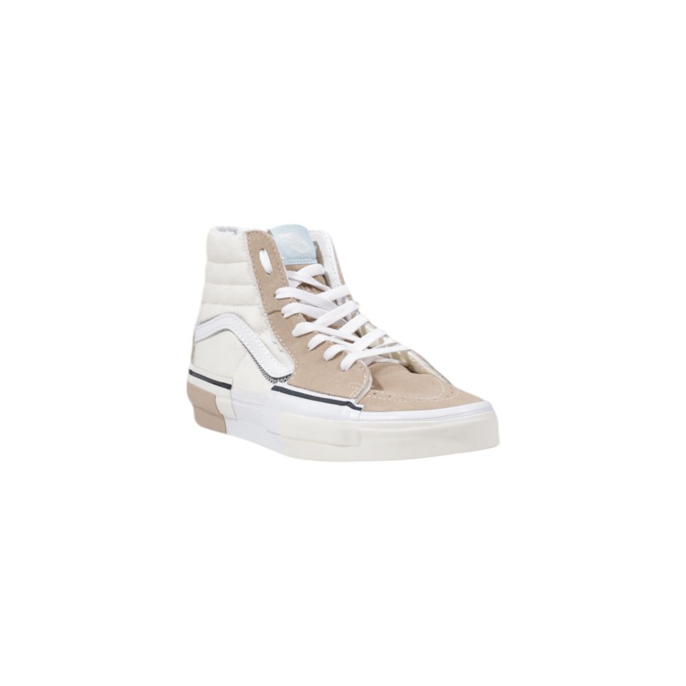 Beige Ledersneaker