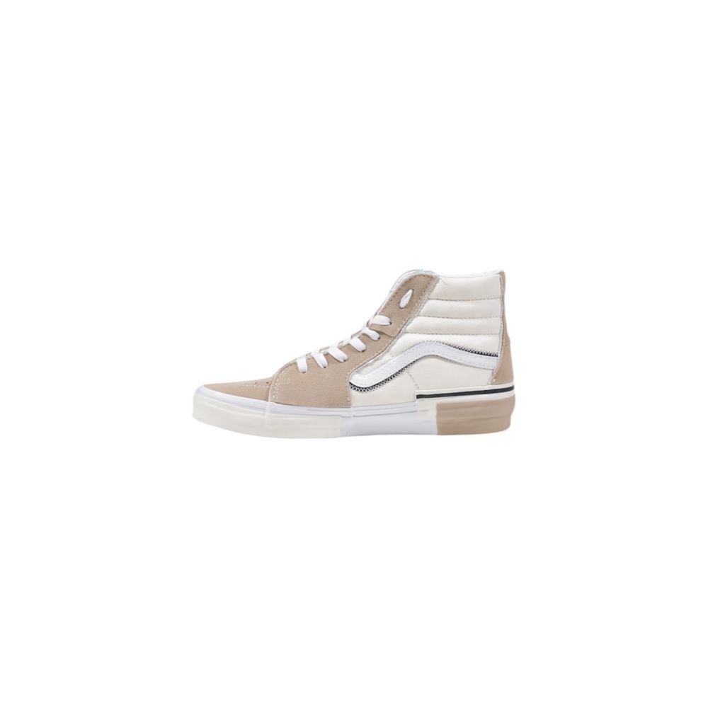 Beige Ledersneaker